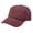 Burgundy, variant on Ponytail Washed Cotton Baseball Messy High Bun Pony Caps