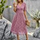 thumbnail image 4 of Faldas largas Vestido ajustado Suelto Mujer Estilo casual Cremallera Traje de vacaciones (Rosa M) Ygjytge Rosa T M para Mujer, 4 of 8