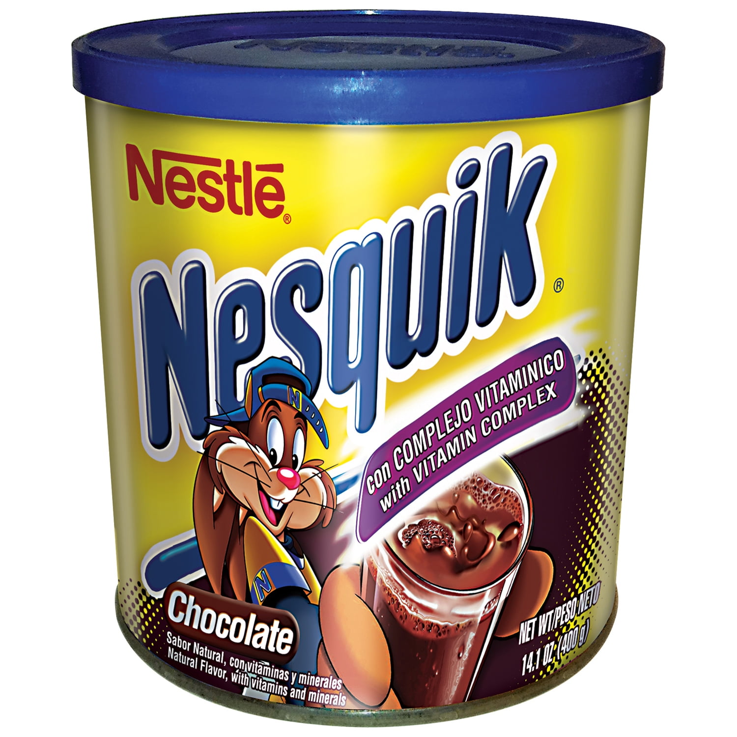 Nesquik Chocolate Powder 14.1 oz. Canister - Walmart.com - Walmart.com
