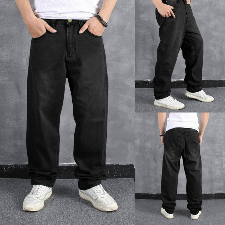 YUIVH Men's Relaxed Fit Jeans Loose Large Size Casual YUIVH Men's Relaxed Fit Jeans Loose Large Size Casual
