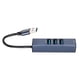 thumbnail image 1 of Hub Ethernet USB, Transmisión De 5 Gbps, Adaptador USB A Ethernet De Aleación De Aluminio, Plug And Play, 4 Puertos Para Tableta, 1 of 7