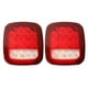 thumbnail image 2 of 2 Luces Traseras Cola de Luz de Freno de Automóvil 16 LED Blanco Rojo, 2 of 8