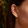 thumbnail image 2 of Valloey Rover 14K Gold Plated Dainty Huggie Hoop Earrings for Women Jewelry Gift, 2 of 6