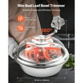 thumbnail image 2 of KFFKFF 16-Inch Manual Bud Leaf Trimmer with Stainless Steel Blades, Clear Top for Visual Cutting, Suitable for Wet and Dry Plant Trimming, Spin-Cut Design for Leaves, Buds, and Flowers, 2 of 9