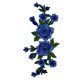 thumbnail image 1 of XmhyTop-A parches florales de poliéster, parches florales vintage para ropa, manualidades DIY, vestidos de novia, azul, 1 of 5