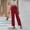 Red, variant on Clearance Under 10$!Casual Sweatpants for Womens Plus Size Fsahion Stylish Casual Zipper Lace-up Solid Color Pants