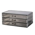 thumbnail image 4 of kowaku Desk Organizer with Drawers, Multiuse Storage Drawers Case Drawer Storage Container Pen Holder Organizer with Sliding Drawers Three Layer, 4 of 9