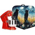 thumbnail image 3 of Black Cat Flower Stand Mixer Covers Universal 4.5-5 Quart Stand Mixer Covers Protector Dust Cover Kitchen Aid Mixer Covers Accessories Kitchen Decoration, 3 of 7