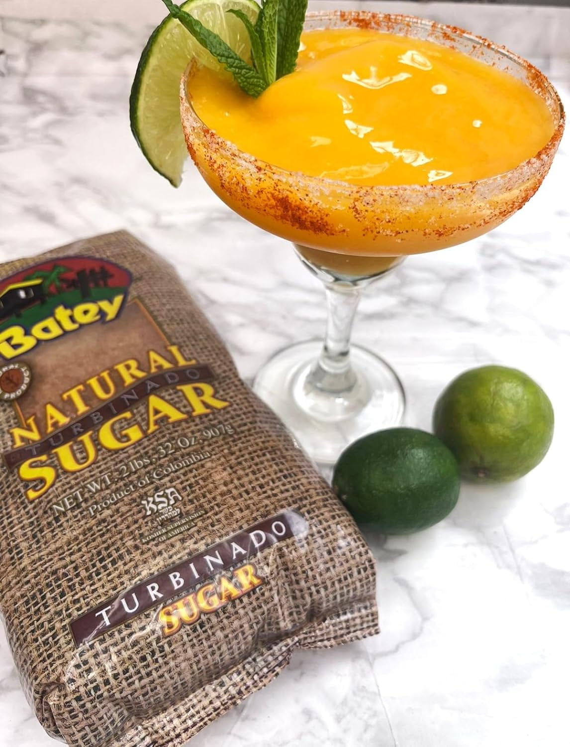 Pack of 10, Batey Natural Turbinado Sugar, 5 lb