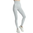thumbnail image 2 of Celsior Compression Leggings 3D Workout Yoga Pants Butt Lift Booty Workout Tights 3D Gym Leggings for Women Full Length Buttery Soft Booty Butt Lifting Leggings Fitness Sport Pants Light Ashy S, 2 of 7