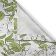 thumbnail image 3 of Ambesonne Botanical Kitchen Curtains, Pea Plant Leaves Drawing, 55"x45", Pale Olive Green and White, 3 of 3