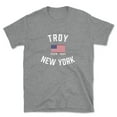 thumbnail image 1 of Troy New York Patriot Men's Cotton T-Shirt, 1 of 1