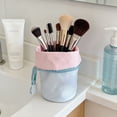 thumbnail image 5 of JOGZMZ Large Capacity Pencil Case With Standing Function, Durable Canvas Stationery Bag, Portable Desk Organizer with Handle for Office and Home Use, 5 of 6