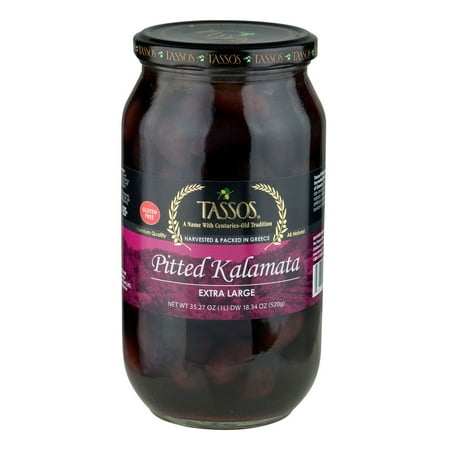 Product of Tassos Pitted Kalamata Olives, 1L [Biz