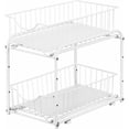 thumbnail image 1 of 2 Tier Kitchen Slide Out Cabinet Organizer Multi-purpose Storage Basket, 1 of 5