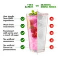 thumbnail image 5 of TRUE LEMON Raspberry Lemonade Drink Mix (30 Packets) Made from Real Lemon No Preservatives, No Artificial Sweeteners, Gluten Free Water Flavor Packets & Water Enhancer with Stevia, 5 of 5