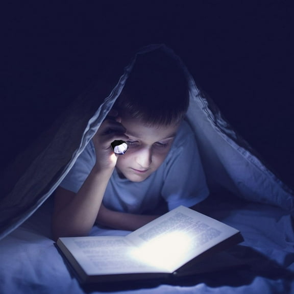 WORGEOUS 2pcs Outdoor Flashlight Aluminium Alloy Portable Mini Flashlight No Battery