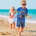 thumbnail image 5 of Henry Danger Boys Short Sleeve T-Shirt And Shorts Outfit Set Activewear Mesh Short Set for Kids, 5 of 7