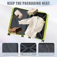 thumbnail image 3 of Paproos 3 Piece Luggage Set, Hardshell Carry on Luggage with Spinner Wheel, TSA Lock, Expandable Hardside Suitcase with Gradient Color, 20in 24in 28in Suitcase Set for Travel, Green+Yellow, 3 of 12