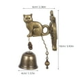 thumbnail image 2 of OFFIGAM Retro Animal Themed Metal Doorbell Cat Wind Chime for Yard and Shop Hanging, 2 of 8