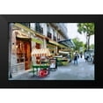 thumbnail image 2 of Bolokofsky, Ronald 14x11 Black Modern Framed Museum Art Print Titled - Street Shops in Paris, 2 of 5