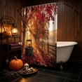 thumbnail image 6 of Halloween Shower Curtain Vintage Fall 70.9x59.1in Polyester Waterproof & Quick Dry for Bathroom Bathtub Home Apartment by MPOISVA, 6 of 6