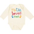 thumbnail image 3 of Inktastic My Tia Loves Me Boys or Girls Long Sleeve Baby Bodysuit, 3 of 5