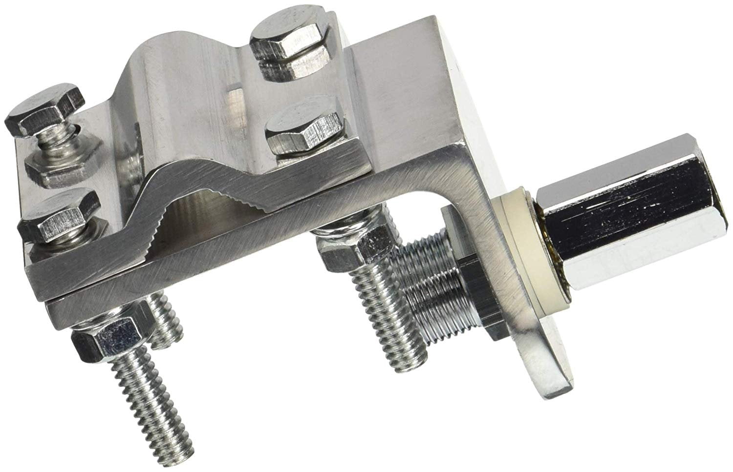 Mirror Mount Bracket Single Groove W/ SO239 Stud for CB Radio