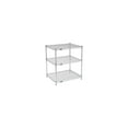 thumbnail image 2 of Nexel 3 Shelf Chrome ESD Wire Shelving Unit Starter 72""W x 30""D x 34""H, 2 of 5
