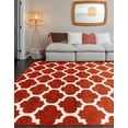 thumbnail image 3 of Unique Loom Trellis Collection Area Rug - Philadelphia (10' 6" x 16' 5" Rectangle Light Terracotta/Beige), 3 of 10