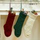 thumbnail image 2 of Medias de punto personalizadas para invierno, calcetín de Navidad de gran tamaño para decoración, calcetines colgantes de Navidad de fieltro, novedad de 2023, 2 of 4