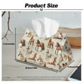 thumbnail image 7 of SEANATIVE Western Horse Tissue Box Cover Rectangle Tissue Box Holder Tissue Holder PU Leather for Kitchen Decorative Tissue Box Cover Organizer for Tabletop, Bathroom, Car, Living Room, 7 of 7
