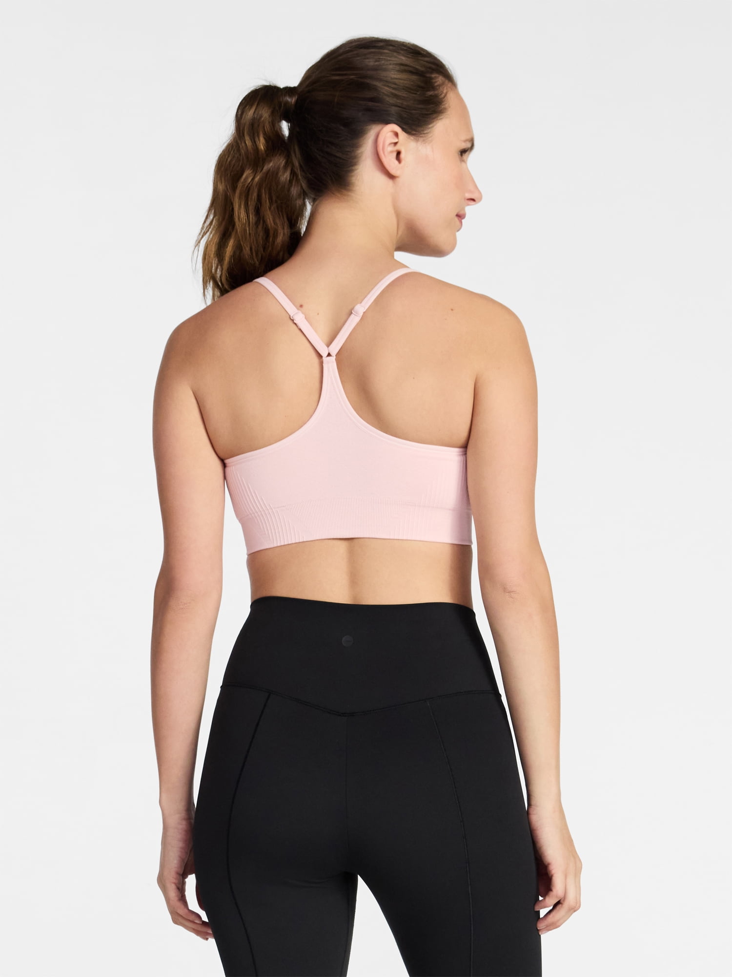 Avia Women's Low Support Seamless Textured Cami Sports Bra, Sizes XS-XXXL