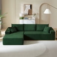 thumbnail image 3 of Modular Sectional Sofa Set, Modern L-Shape Fabric Couch, Free Combination Upholstered Sleeper Sofa, 3 of 7