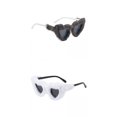 thumbnail image 1 of lionlar 2x Soft Sunglasses Eyewear for Masquerade Gray+White, 1 of 9