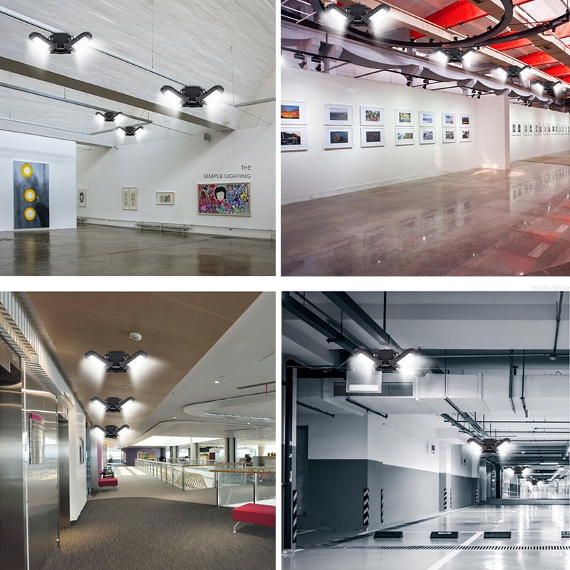 144led Garage Lighting E26 E27 Led Bulb 7000lm Led Garage Ceiling