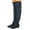 DARK/BLUE, variant on DREAM PAIRS Women's Fashion Faux Suede Over The Knee Thigh High Flat Boots PAULINE BURGUNDY Size 5.5