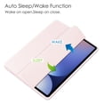 thumbnail image 4 of Dteck Case for Samsung Galaxy Tab S10+ 2024 with S Pen Holder, Smart Cover with Clear Transparent Back Flip Protective Shell for Galaxy Tab S10 Plus 12.4" SM-X820,Rosegold, 4 of 8