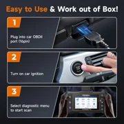 Foxwell NT624 Elite OBD2 Scanner All System for Automotive Diagnostic Scan Tool 8 Reset Coding SAS Calibration