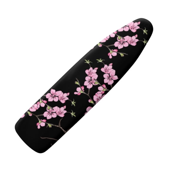 HELLHERO Cherry Blossom Pattern Iron Board Cover 3 Fasteners Soft Protector Elastic Edge Washable