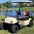 thumbnail image 2 of HUIACONG Fire Ice Golf USA Flag Golf Cart Seat Covers 2 Piece, Universal Fit Premium Stretch-Fit Golf Cart Seat Covers Universal Golf Cart Seat Towel Blanket for EZGO, 2 of 7