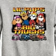 thumbnail image 3 of Paw Patrol - Lil Pups Big Trucks - Toddler And Youth Crewneck Fleece Sweatshirt, 3 of 6