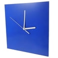 thumbnail image 3 of Blue Frameless Wall Clock for Home Decor Made of Basswood Silent Design Practical and 12.5 Inches, 3 of 4