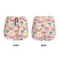 thumbnail image 6 of Goofa Dinosaur Printed Women 2 in 1 Running Shorts,Quick Dry Athletic Workout Shorts,High Waisted Athletic Shorts with Liner Pockets-Medium, 6 of 9