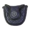 thumbnail image 4 of Funda protectora elegante para cabeza de palo de golf, de cuero sintético, para la mayoría de palos de golf azul oscuro, 4 of 8