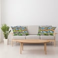 thumbnail image 3 of Ambesonne Nature Throw Pillow Cover 4 Pack, Springtime Countryside, 24", Multicolor, 3 of 5