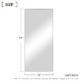 thumbnail image 6 of NeuType Full Length Mirror Decor Wall Mounted Mirror Floor Mirror Dressing Mirror Make Up Mirror for Bathroom/Bedroom/Living Room/Dining Room/Entry Silver, 47" x 22", 6 of 7