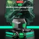 thumbnail image 3 of Lenovo GM5 Wireless BT Gaming Headphones Semi-in-ear Sports Earbuds with 13mm Speaker Unit Game/Music Dual Mode Low Delay White, 3 of 4