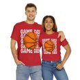 thumbnail image 2 of Vintage Game Day Basketball T-Shirt Retro Women's Unisex Graphic Tee Red Large, 2 of 5