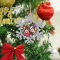 thumbnail image 4 of Gravity Falls Snowflakes Ornaments Christmas Tree Decorations Alloy Hanging Decorations Snowflake Pendant 8 PCS, 4 of 8
